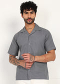 Slate Ease Linen Shirt