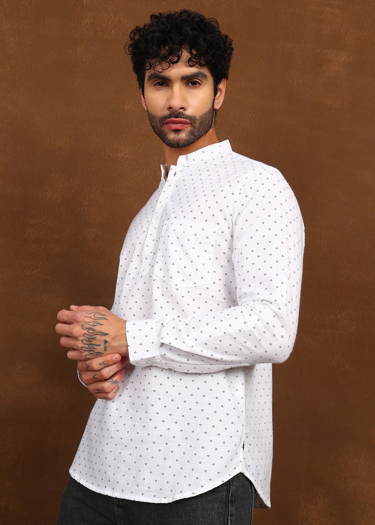 Fabmade Nova Dot Short Kurta