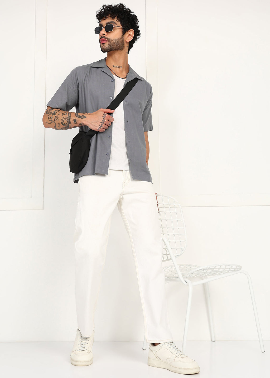 Slate Ease Linen Shirt