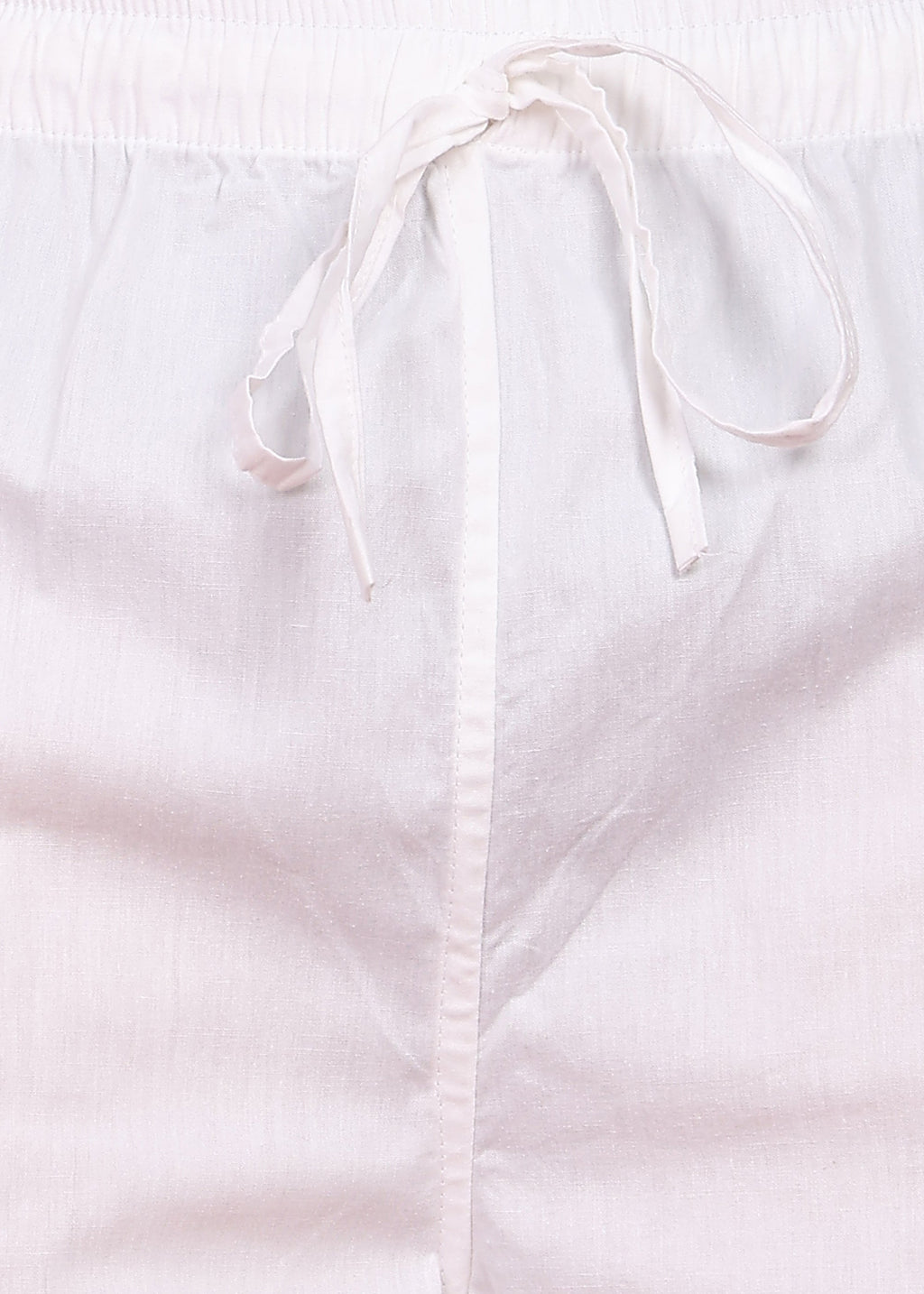 Men’s White P Drawstring Pyjama