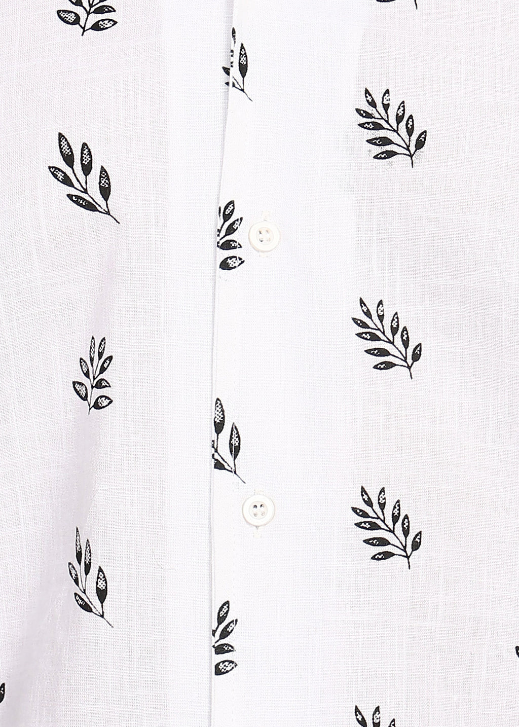 Fabmade Leaf Whisper Linen Shirt