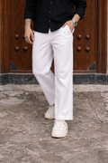 Men's Premium White Cotton Pyjama